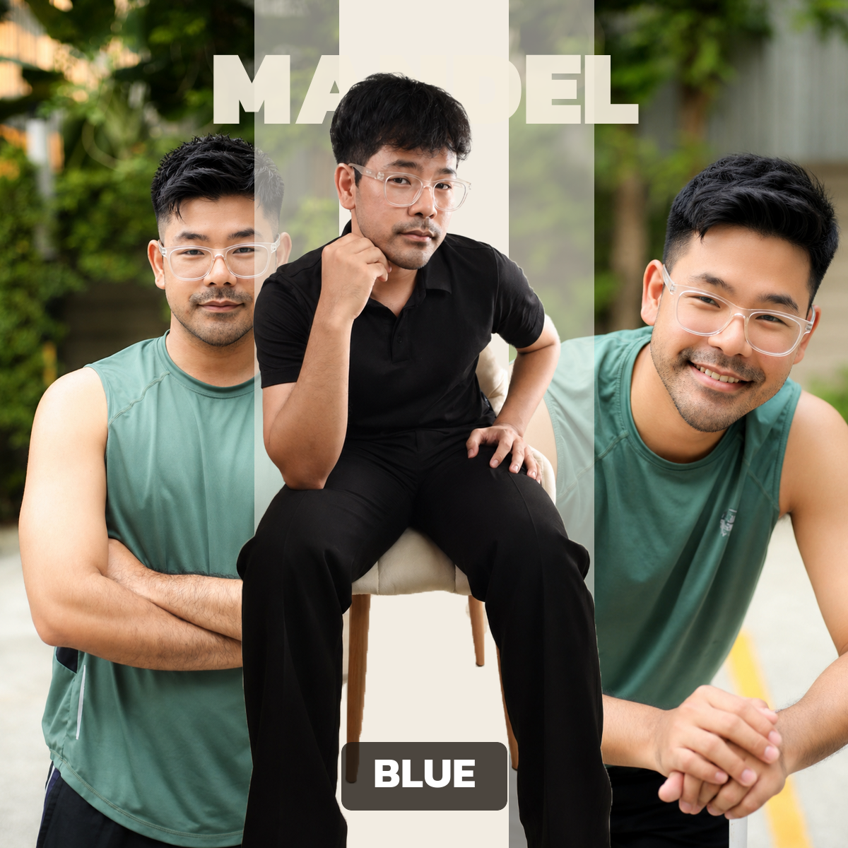 Male therapist BLUE at Mandel Spa Sukhonthasawat